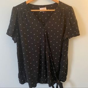 Universal Thread Black/White Blouse